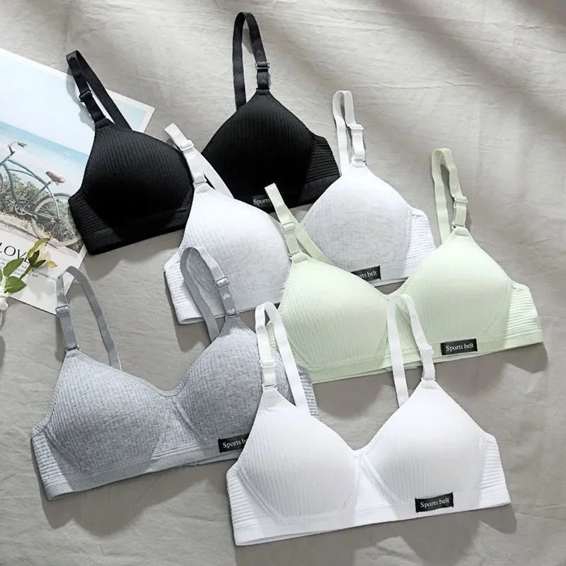 

AB Cup No Wire Seamless Bra Girl Underwears Female Brassiere Bralette Breathable Intimate Lingerie Teenage Girls Clothing