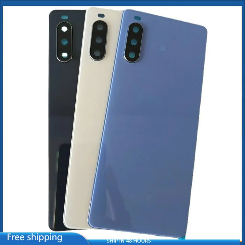 

For Sony Xperia 10 III Glass Battery Cover Rear Door Panel Housing Cover Replace For Sony Xperia 10 iii Battery cover