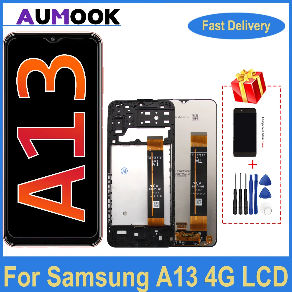 

Original LCD For Samsung Galaxy A13 SM-A135F SM-A135M LCD Replacement Display Touch Screen Digitizer Assembly Repair Parts