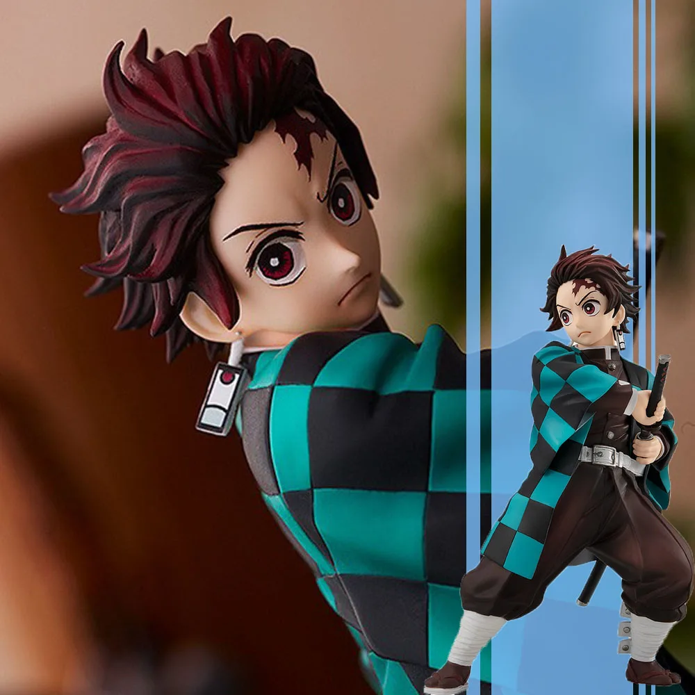 

100% Original Anime POP UP PARADE Demon Slayer Kamado Tanjirou PVC Action Figure Ornaments Genuine Collection Model Doll Toys