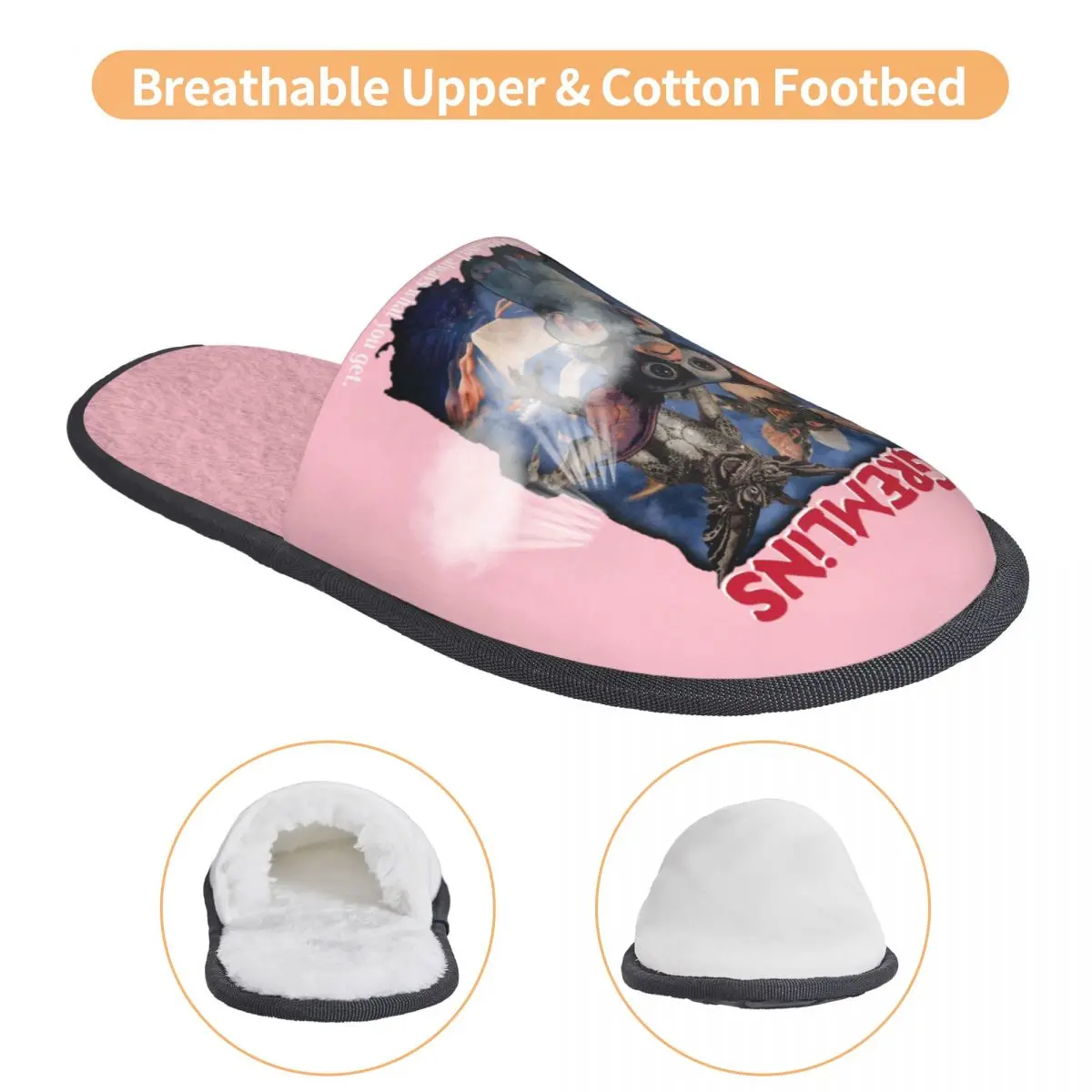 Женские домашние тапочки из мягкой пены с эффектом памяти Gremlins Mogwai женские