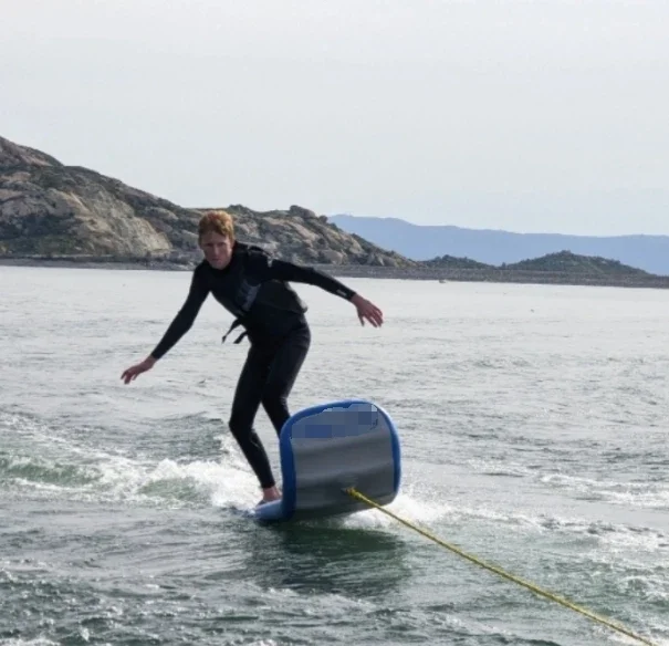 Зимний спорт Снежная труба с твердым дном надувная горка для катания на санках
