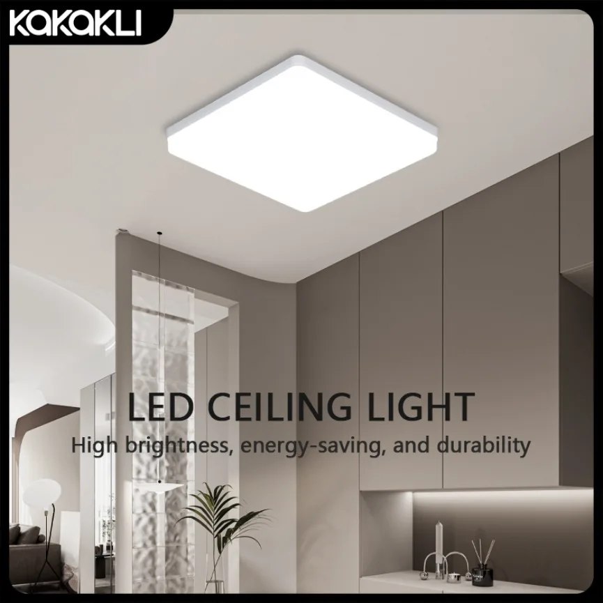 Фотолампа квадратная белая 85-265 в для гостиной спальни кабинета