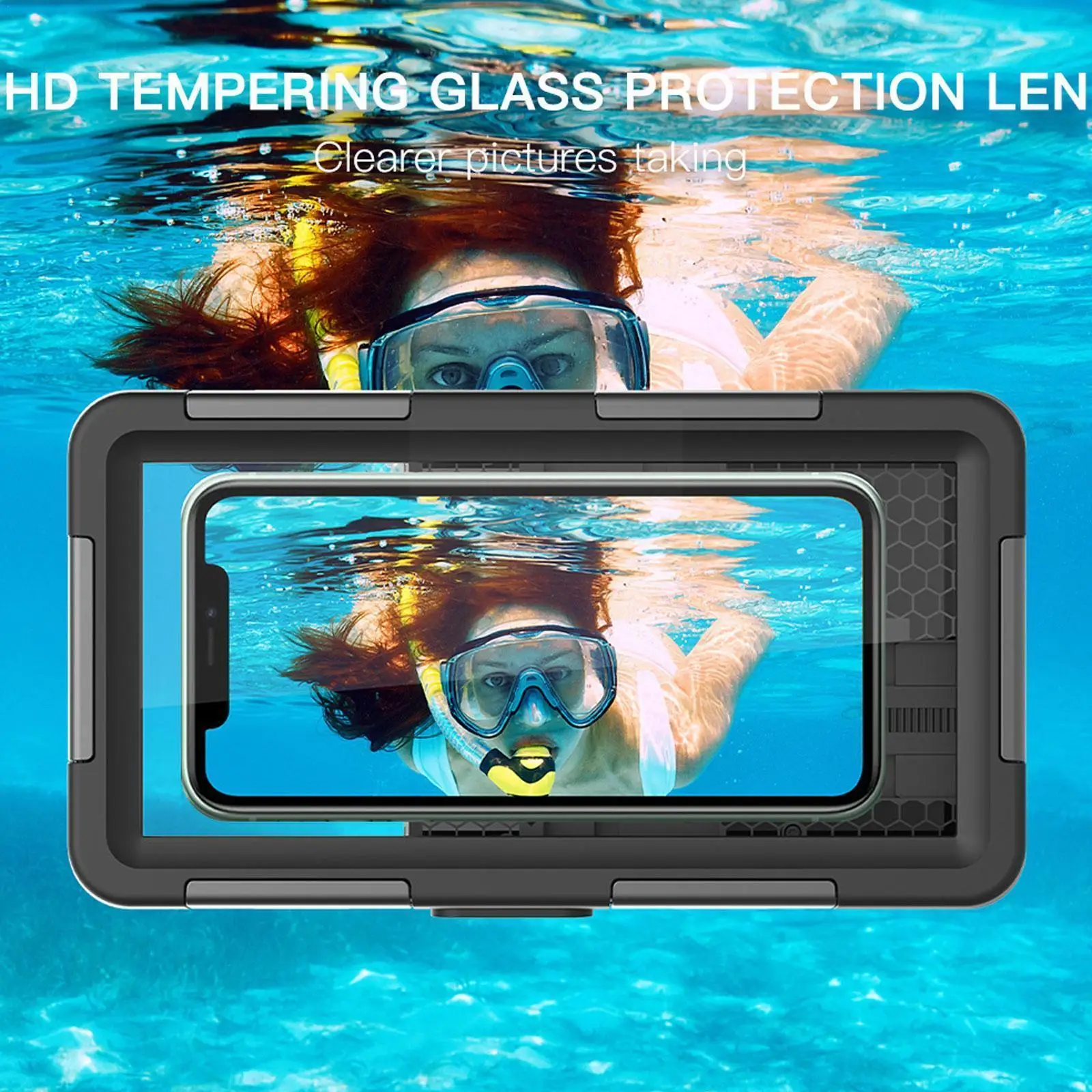 

Waterproof Mobile Phone 15 Meter Diving Phone Cover General Swimming Take Photo Under Water For 13 14 Sams O4s4