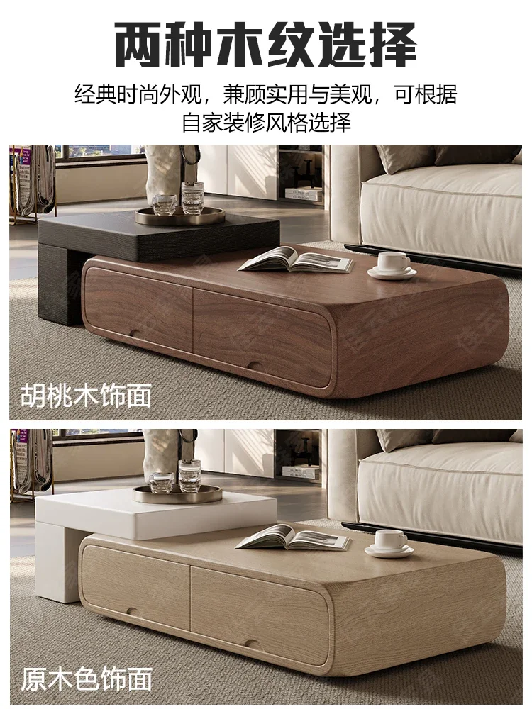 Ореховый зернистый комбинированный ТВ-шкаф для гостиной домашний бревен