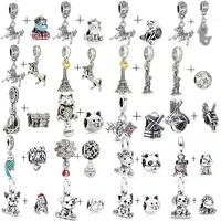 high quality pendant 11 cartoon unicorn angel charm metal alloy antique silver pendant bracelet keychain jewelry accessories