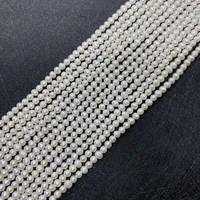 natural freshwater pearl beads 2mm grade aa mini round bead jewelry making diy bracelet necklace earrings 3mm small pearl beads