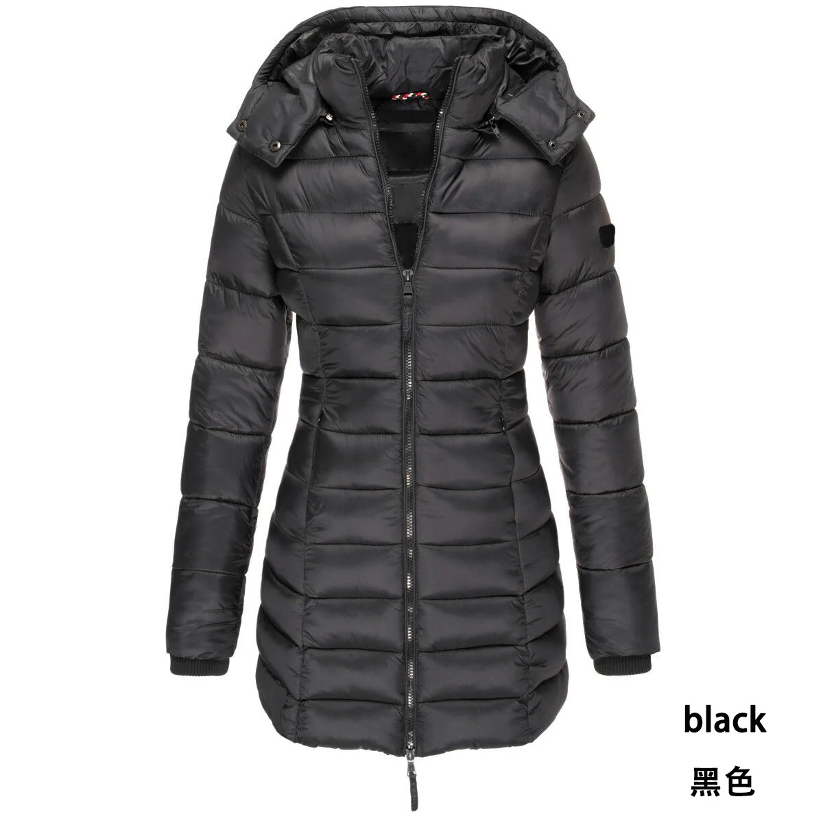 winter coat clothes women Jacket medium long hooded casual down cotton jacket women's quilted coat enlarge