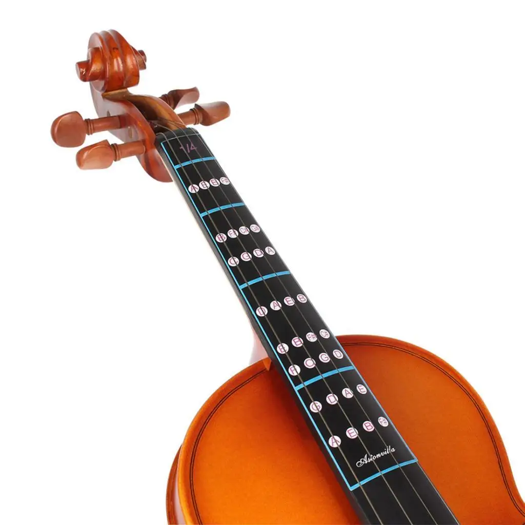 

10pcs Fingerboard Sticker Guide Fretboard Label Decal /4 Size Violin