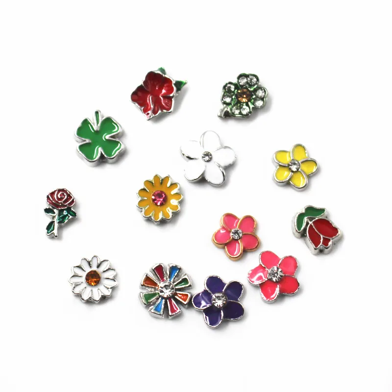 Лидер продаж 12 шт./лот подвески с изображением дикой природы цветочным узором для