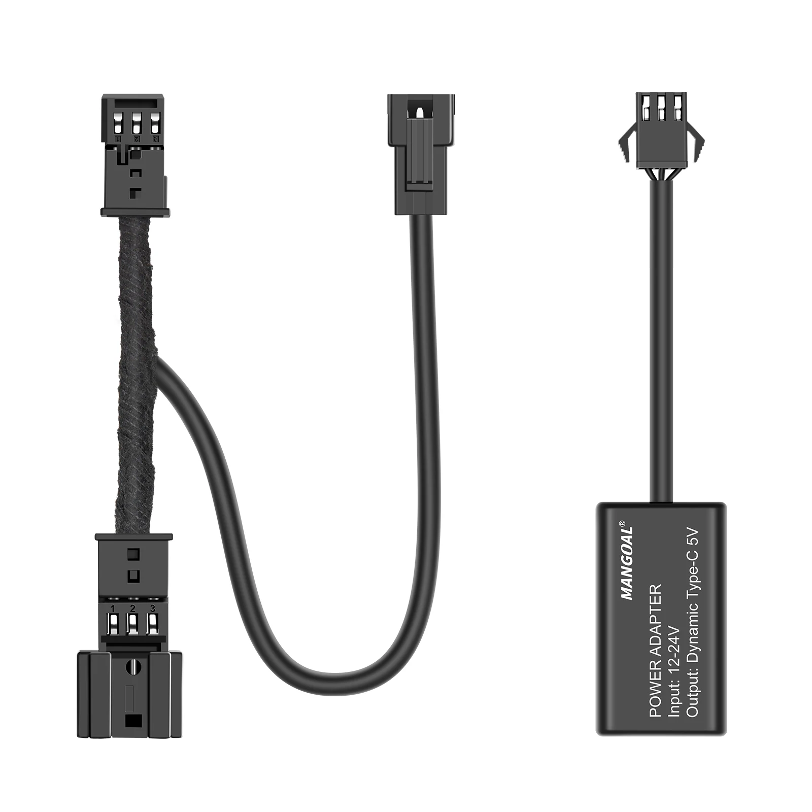 

Адаптер питания видеорегистратора Mangoal для Audi Porsche Volkswagen с черным 3-контактным датчиком дождя для GPS-радарной зеркальной камеры