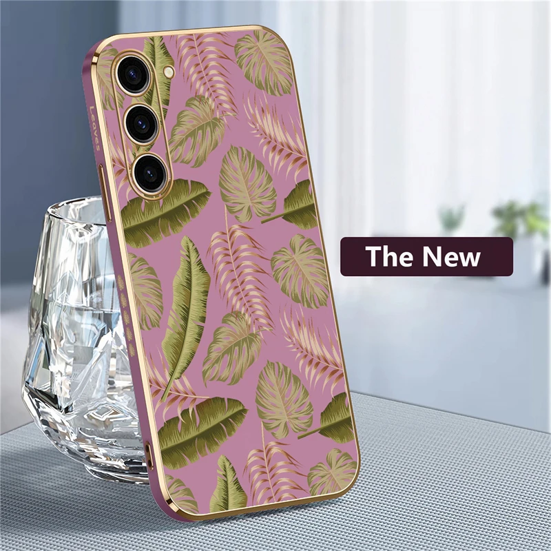 Силиконовый чехол для Samsung Galaxy S24 Ultra S23 S22 Plus S21 FE S20 S10