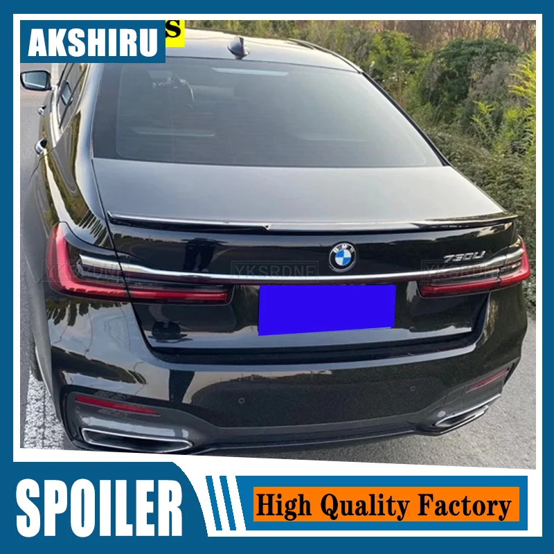 

Carbon Color Black Car Rear Trunk Spoiler Wing Lip For BMW G11 G12 7 Series Sedan 4-Door 2018 2019 2020 Boot Lip Wing Spoiler