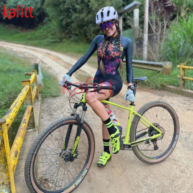 

Женский велосипедный комбинезон Kafitt, новинка 2024, женская одежда для велоспорта, женская одежда для фитнеса на открытом воздухе
