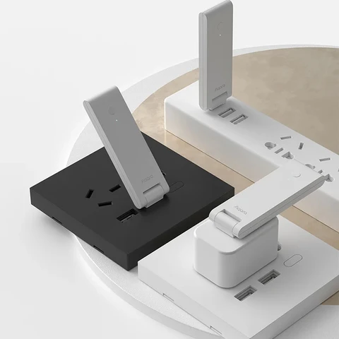 Смарт-часы Aqara E1 Gateway Zigbee Smart Home USB Port Mini Hub Wireless Connect Remote App Control для Xiaomi Mijia MI Homekit