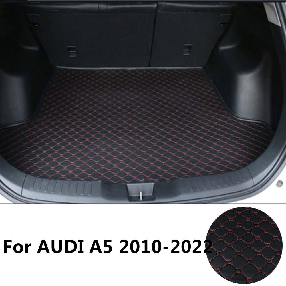 

SJ Custom Waterproof Car Trunk Mat AUTO Tail Boot Tray Liner Cargo Carpet Pad Protector Fit For AUDI A5 2010-11-12-13-14-15-2022