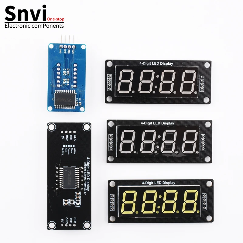 Модуль светодиодного дисплея TM1637 для Arduino 4-значный 7-сегментный 0 56 дюйма