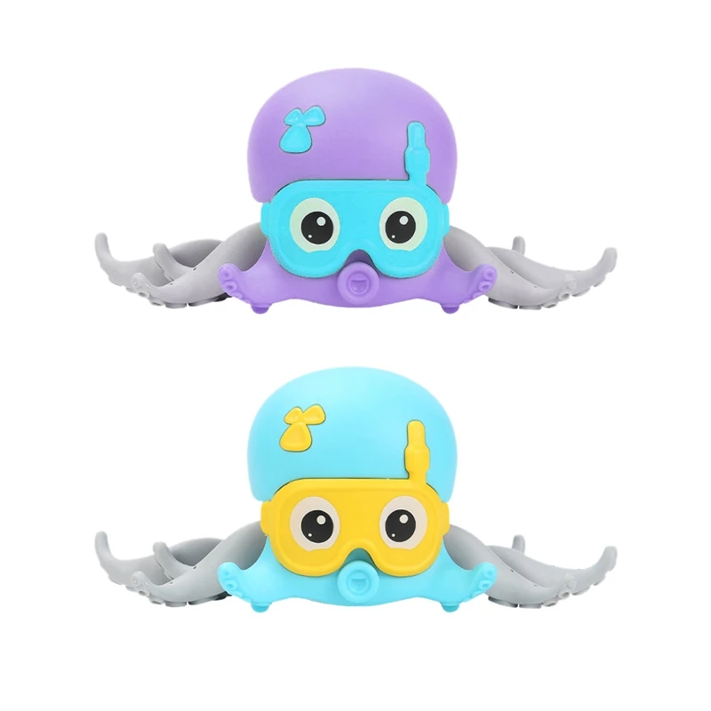 

Cute Cartoon Animal Inertial Octopus Crawling Sea Animals Children Playing In Water And Clockwork Beach Bath Toys