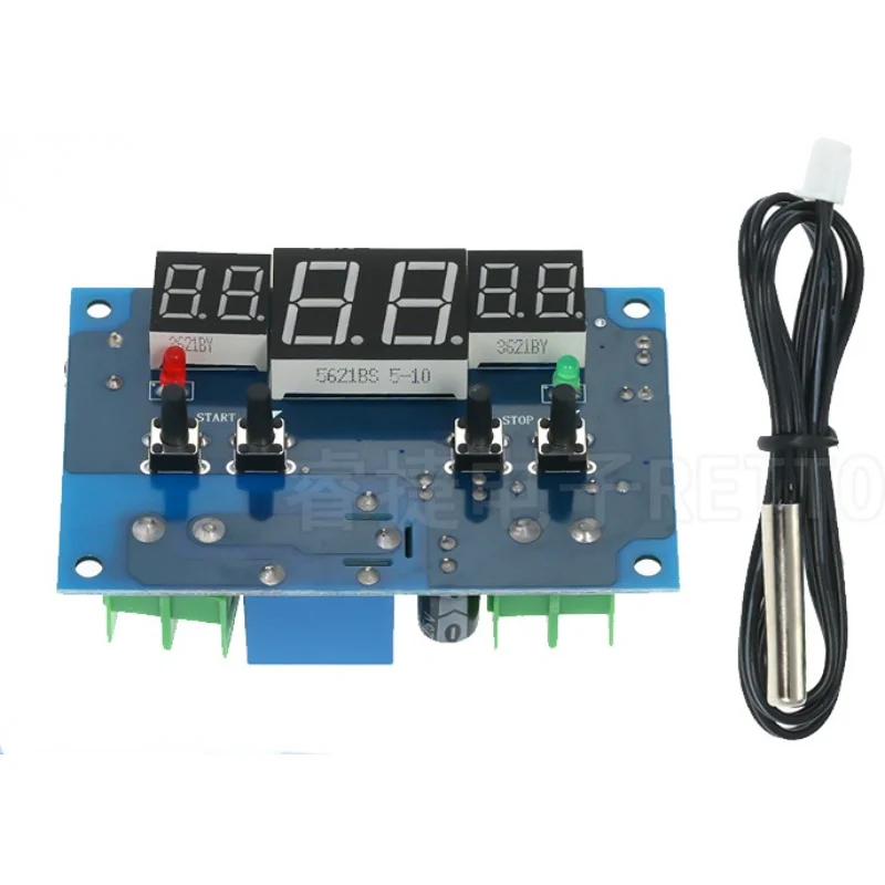 

12 В постоянного тока термостат интеллектуальный цифровой термостат контроллер температуры с NTC сенсором W1401 светодиодный дисплей