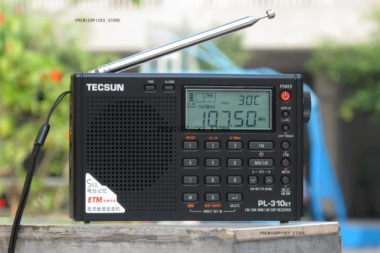 Фото Tecsun PL-310ET полнорадио цифровой демодулятор FM/AM/SW/LW стерео радио портативное радио для пользователя на английском и русском языке №5
