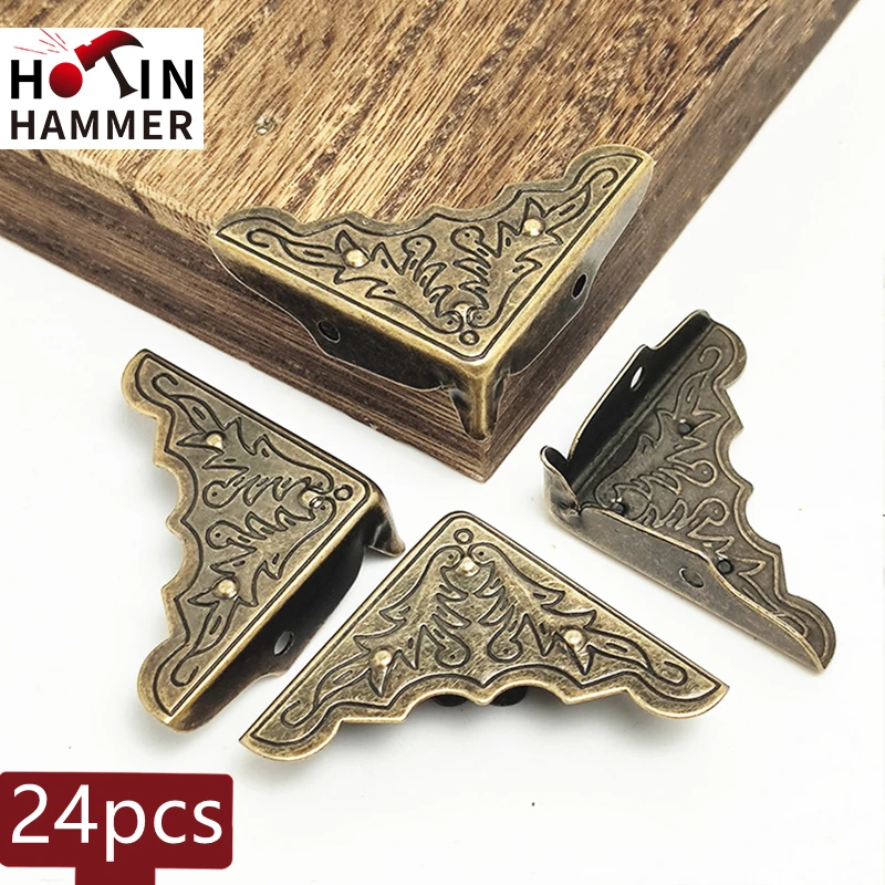 24 шт. декоративные уголки для украшений под старину