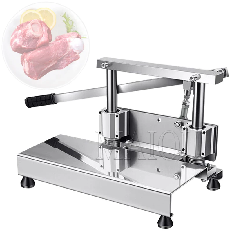 

Commercial Household Manual Lamb Slicer Bone Cutting Machine Beef Herb Mutton Rolls Cutter Meat Kitchen Gadgets