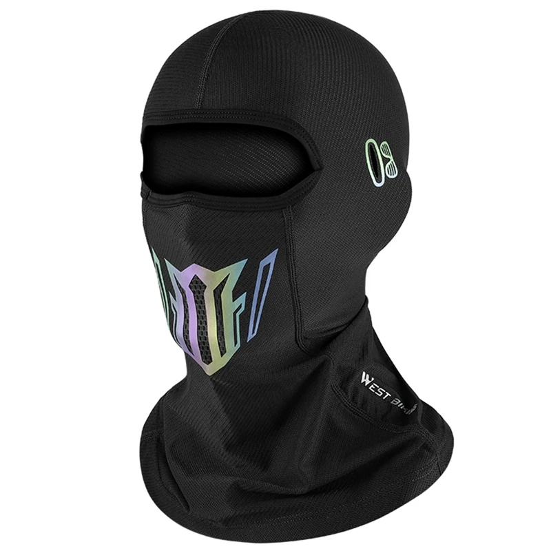 

WEST BIKING Summer/Winter Warm Ice Silk Motorcycle Face Mask Anti-Dust Waterproof Windproof Full Face Cover Hat