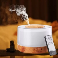 electric air humidifier air diffuser aroma humidifier oil diffuser ultrasonic wood grain usb mini mist maker led light