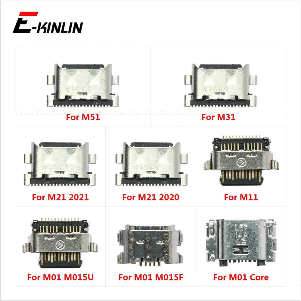

10 шт., разъем USB для зарядки Samsung Galaxy M01 Core M015 M51 M31 M21 2020 2021 M11