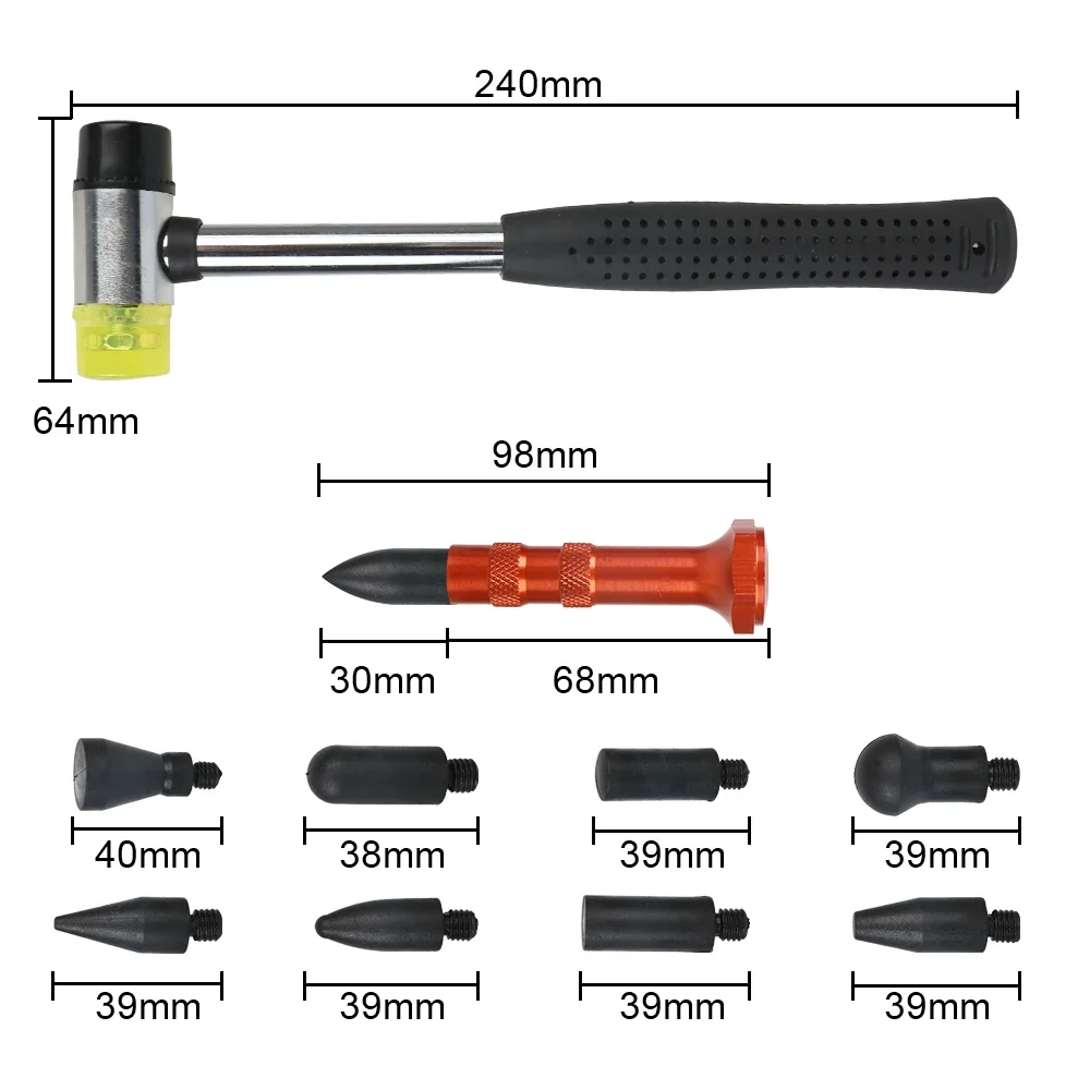 Набор инструментов для удаления вмятин на автомобиле универсальные