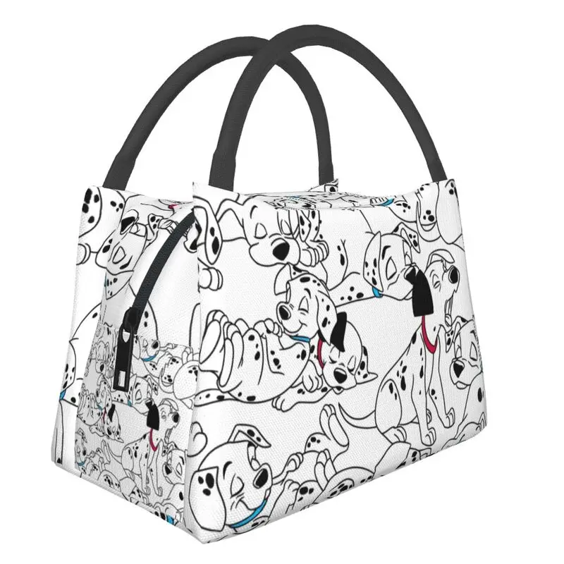 

Custom Cute Sleeping Dalmatians Dog Lunch Bag Men Women Cooler Warm Insulated Lunch Boxes for Work Pinic or Travel