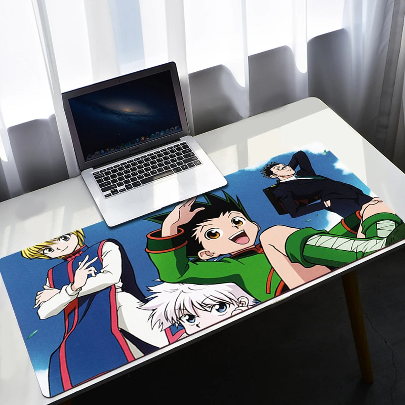 

Custom Mouse Pad Hunter X Hunter Desk Mat Mousepad Pc Gaming Accessories Gamer Computer Table Keyboard Mause Anime Carpet