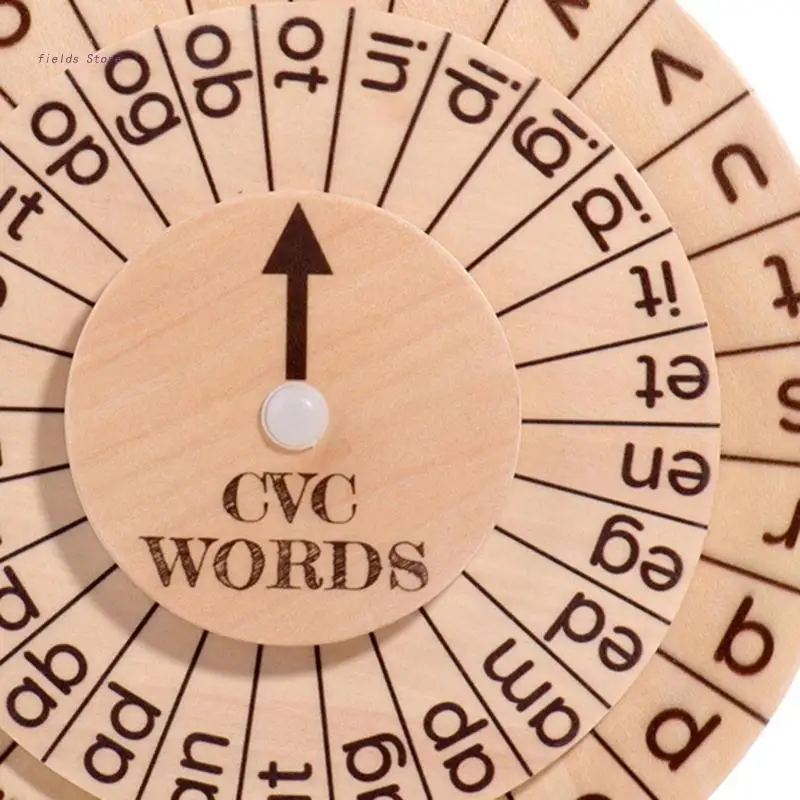 

Wooden Spelling Words Game Kids Early Educational Toy for Children Learning