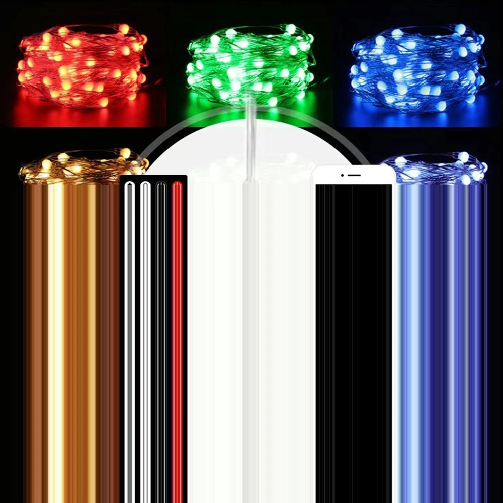 51020m led bluetooth string light christmas tree decoration remote control usb wedding navidad garland curtain lamp fairy home free global shipping