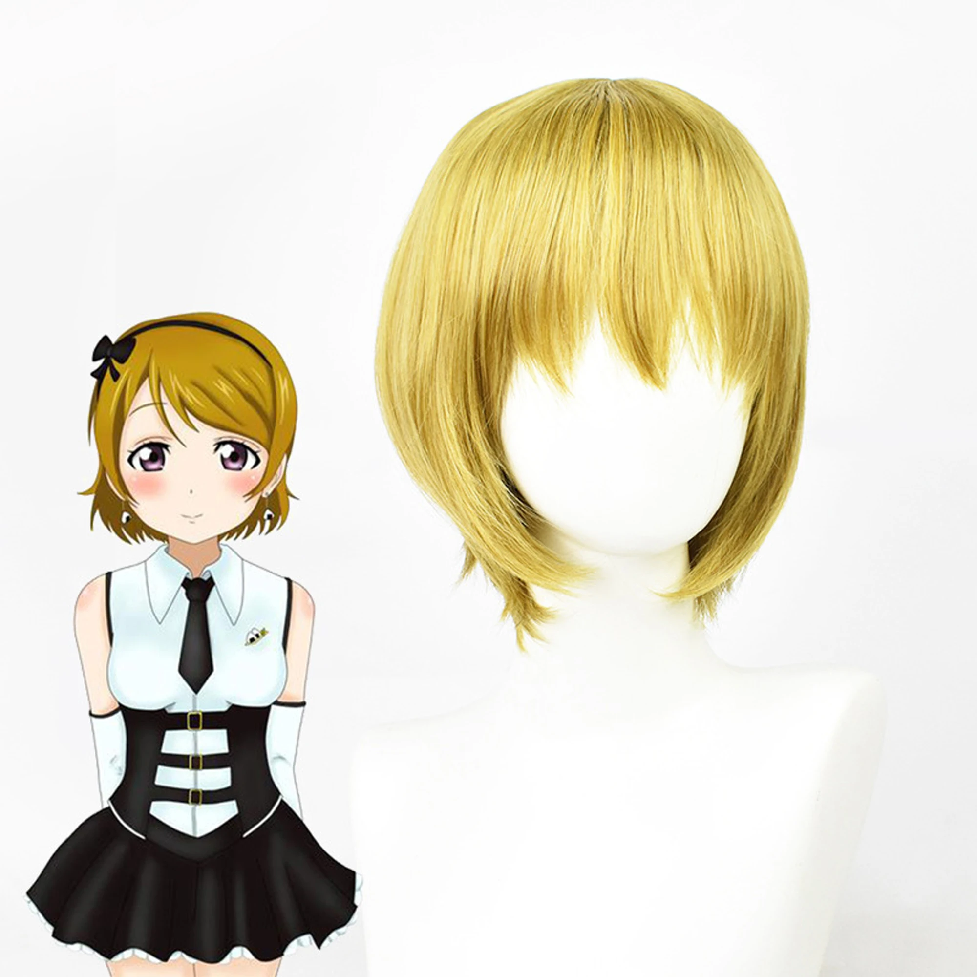 

LIVA GIRL LoveLive! Love Live Cosplay Wig Hanayo Koizumi Costume Play Adult Wigs Halloween Anime Hair free shipping 1024