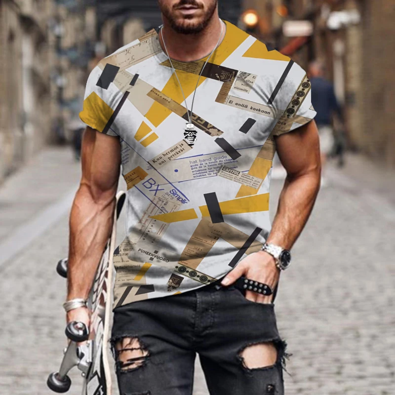 Футболка мужская/женская с коротким рукавом и цветочным принтом |