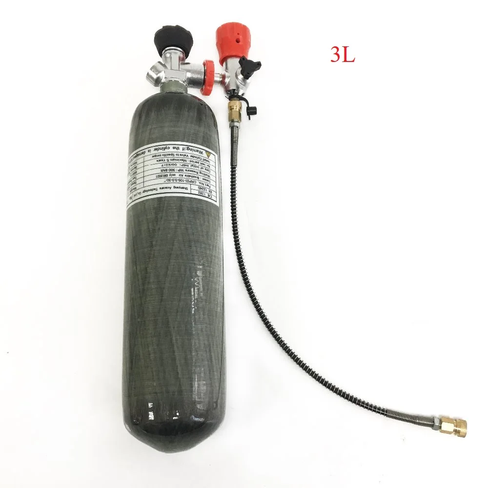 Acecare AC103101 3L баллон для подводного плавания из углеродного волокна газовый