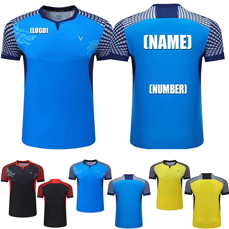 

2021 New Badminton Shirts Sports Shirts Ment Women Breathable Table Tennis Shirts Running Shir Quick Dry Fitness Training Shirts