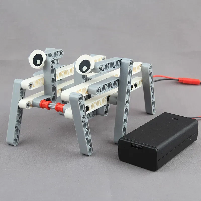 

Конструктор MOC, высокотехнологичные детали, простая версия, Hexapod Bionic ходящий робот-конструктор, модель с мотором PF, креативный электрический...