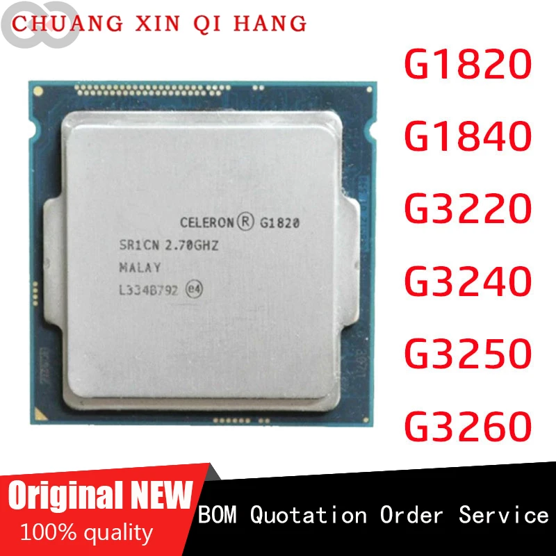 Процессор G1820 G1840 G3220 G3240 G3250 G3260 для Intel Двухъядерный процессор 3M 53W LGA 1150 Процессор G1820 G1840 G3220 G3240 G3250 G3260 для Intel Двухъядерный процессор 3M 53W LGA 1150