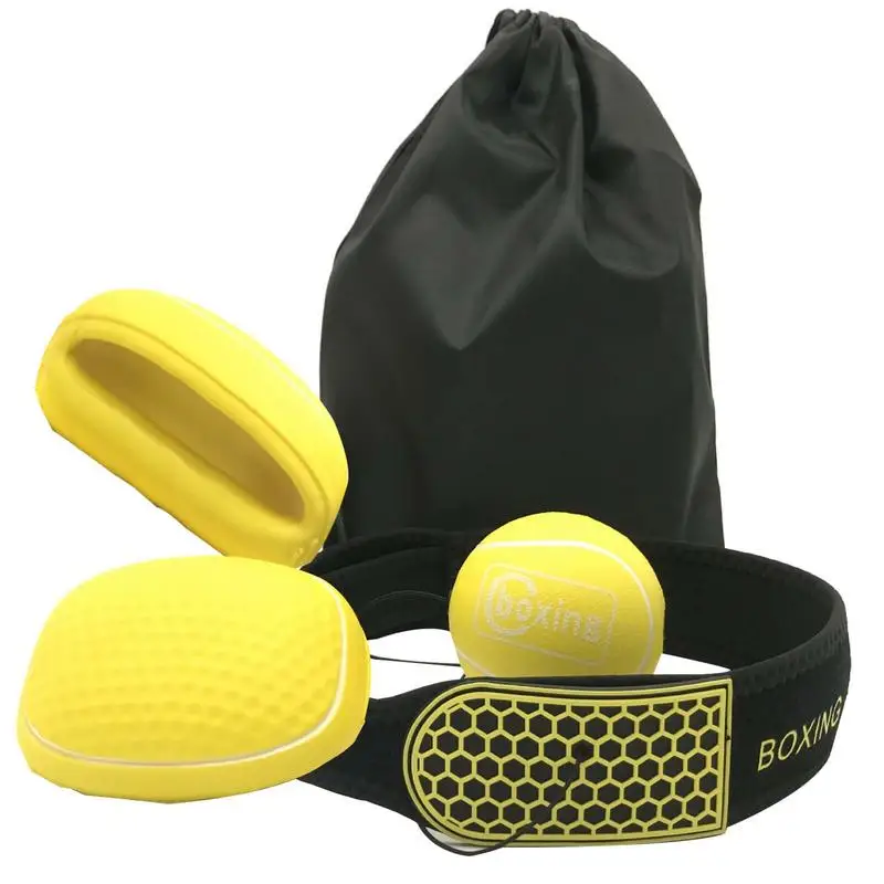 

Boxing Reflex Training Set Wearable Boxing Equipment Speed Punch Ball Kit Perfect For Reaction Agility Punching Speed Hand Eye