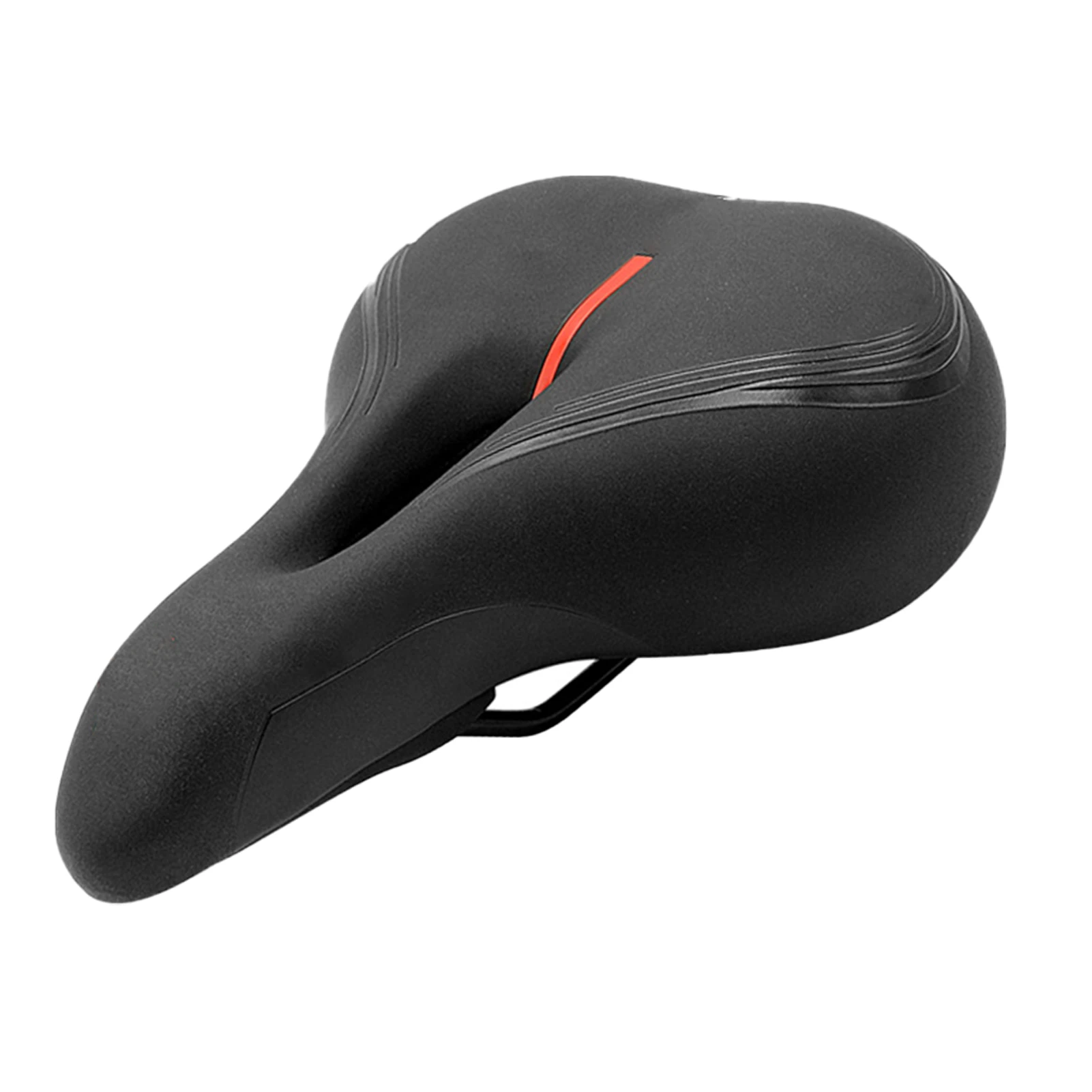 

With Taillight Accessories Bicycle Saddle For Mountain Bike Cycling Soft Waterproof Ergonomic Padded PU Leather Professional