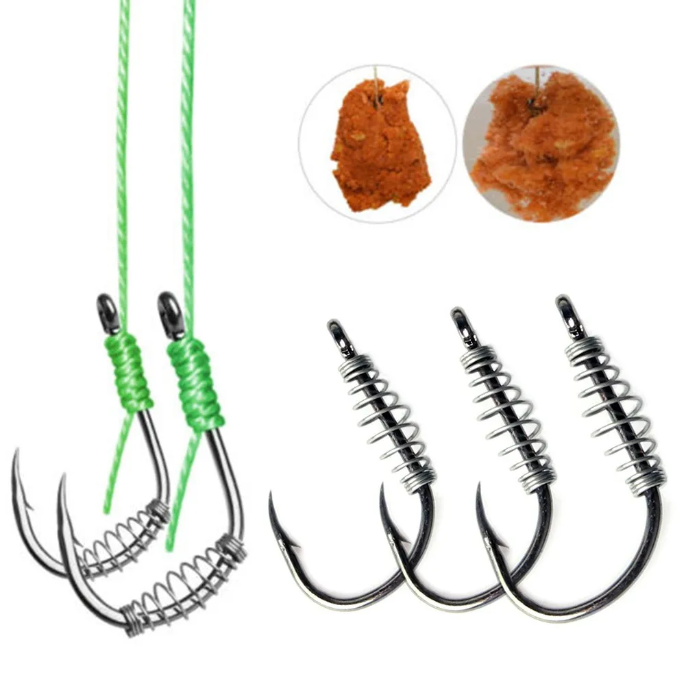 

Rompin 10 шт./компл. рыболовный пружинный крючок, вертлюг с бородкой, круглая звезда, Размер 3-15 #, джиг, рыболовные крючки, рыболовные снасти