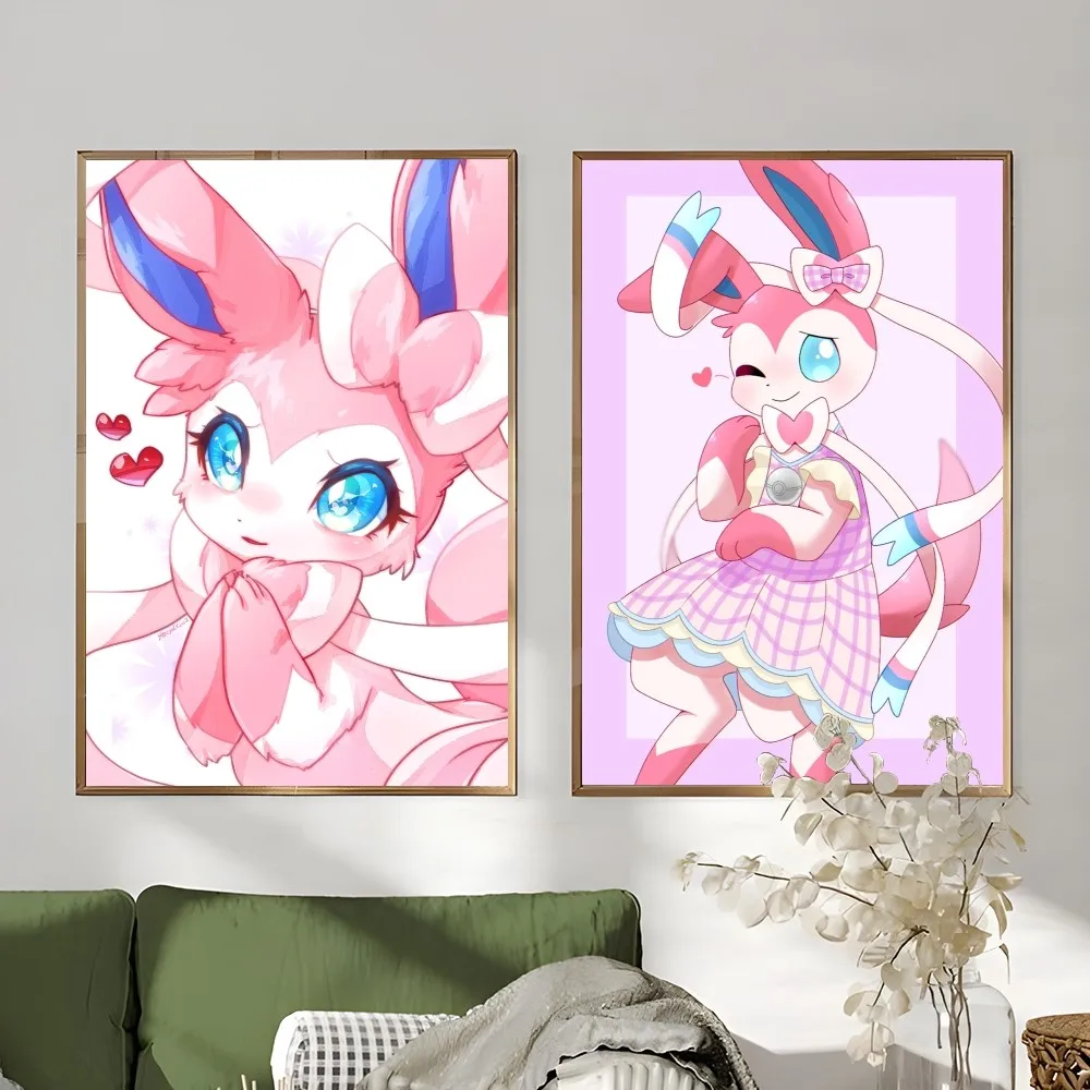 Аниме Фея Иви Каваи Плакат Липкая Настенная Художественная Печать