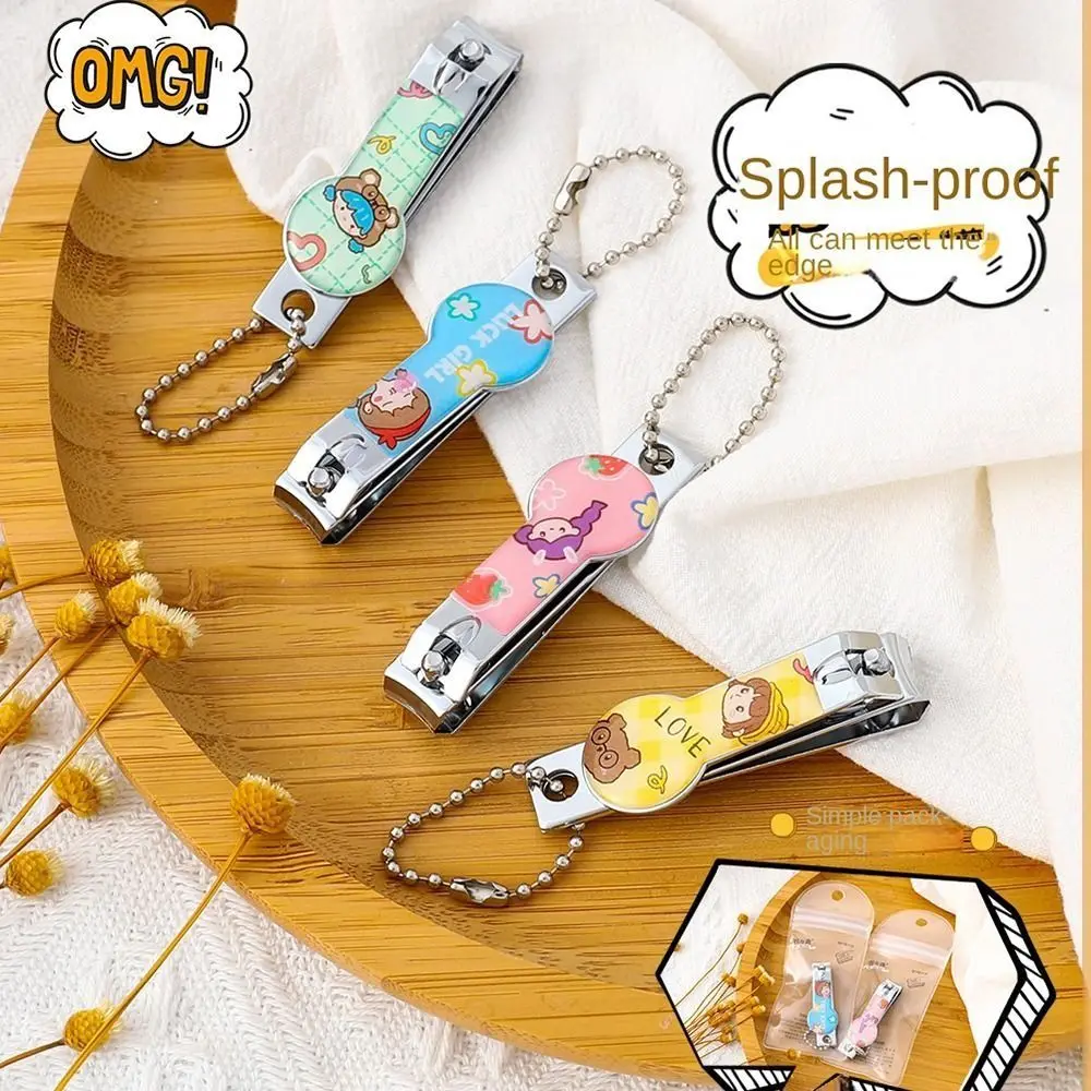 

1Pc Cartoon Cute Nail Clippers Cutter Kid Colorful Nail Scissor Clippers Pedicure Toe Nail Trimmer Manicure Tool