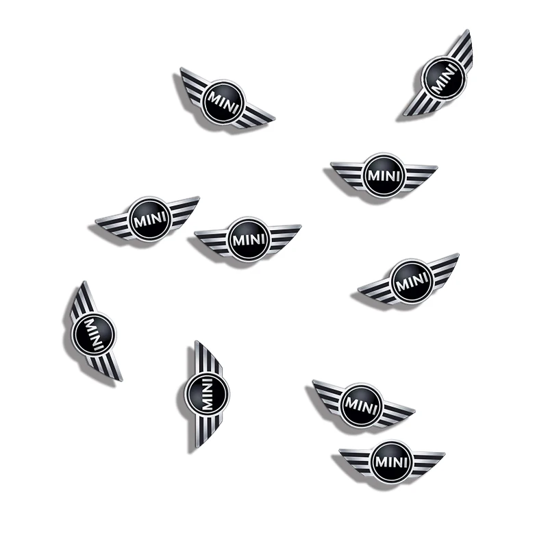 Модные наклейки с эмблемой ключа автомобиля 14 мм логотип авто управления