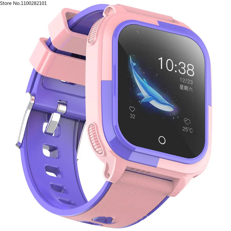 smart watch for kids water proof silicone wristband phone watch sos emergency call card can be inserted children birthday gift a free global shipping