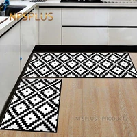 2pcsset kitchen rug floor mat carpet 40x60cm 40x120cm polyester fiber cute design printed decorative indoor doormat door mats