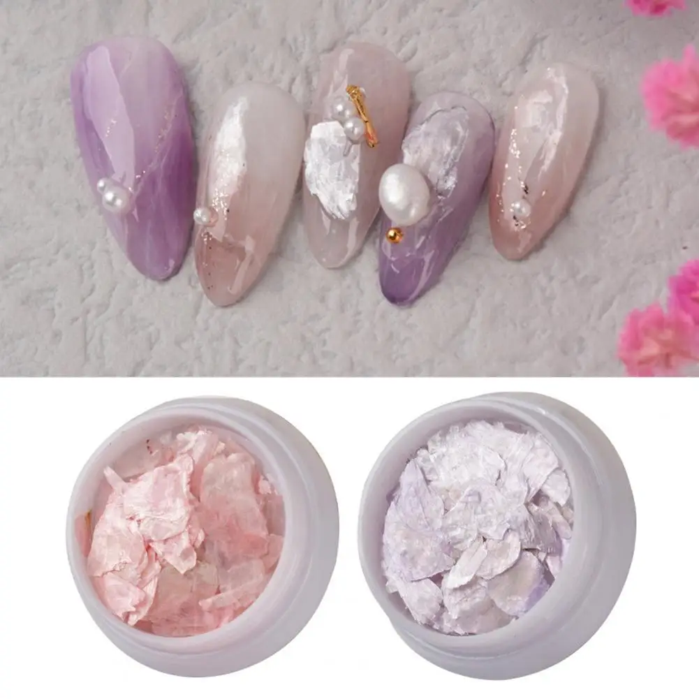 

Nail Art Decor Multipurpose Excellent Long Lifespan Decorative Nail Art Shell Nail Supplies
