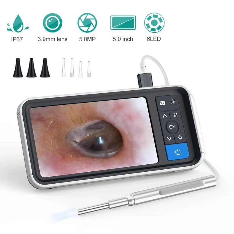 7mm Android Phone Endoscope IP67 Inspection Borescope 6 LED Video Camera 3.5 O@ 